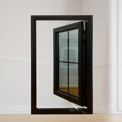 Horizontal Opening Structure Aluminum Frame Casement Window for Tilt And Turn Windows