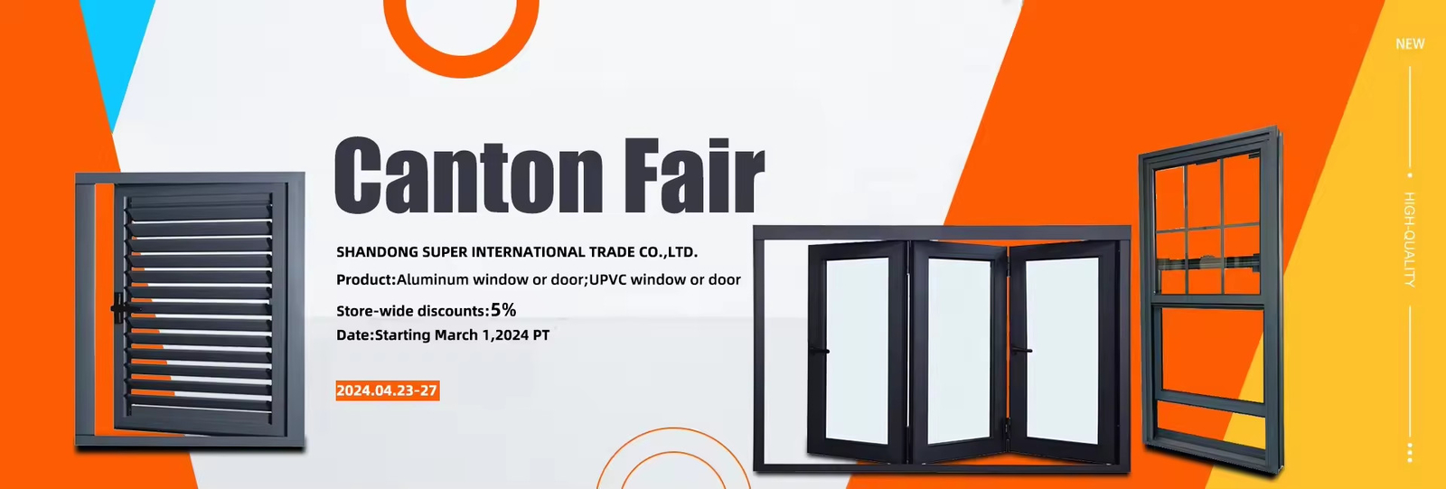 Aluminium Alloy Double Hung Window