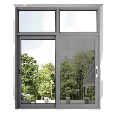 Customized Folding Screen Double Glazed Aluminum Windows with Stainless Steel Netting