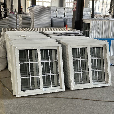 American Upvc Hurricane Impact Sliding Window Design for PVC Double Glazed Security
