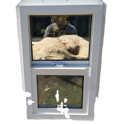Aluminum Alloy Single Hung Window With Timber Reveals Standard Grade Nylon Style