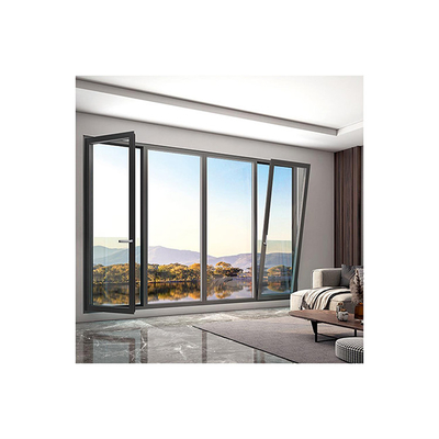 Modern House Window Aluminum Impact Resistant Casement Window with Sound Proof Feature