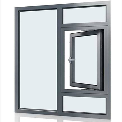 Custom Casement Horizontal Windows with Security Mesh and Stainless Steel Netting