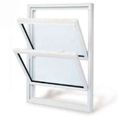 Double Hung Replacement Aluminum Double Glazed Windows with VERTICAL Opening Pattern