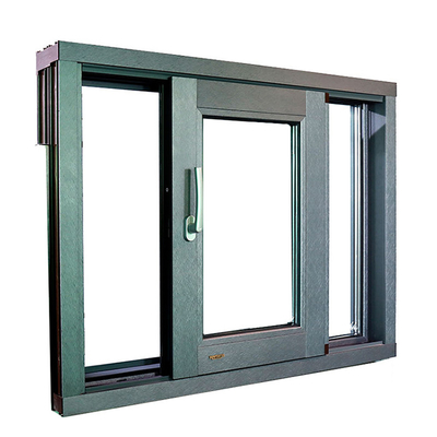 Arch House Aluminum Alloy Glass Sliding Window with Magnetic Screen and Mosquito Net