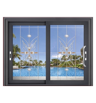 Arch House Aluminum Alloy Glass Sliding Window with Magnetic Screen and Mosquito Net