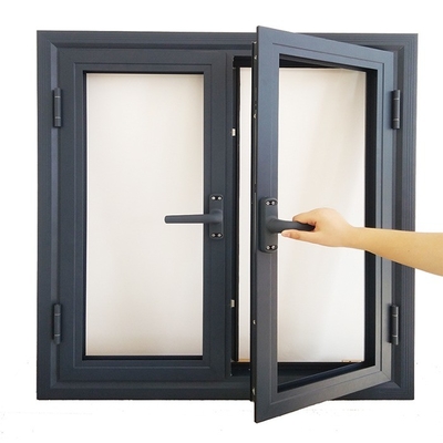 Customized Modern Aluminum Casement Windows Bullet Proof Glass Double Hung Aluminum Windows
