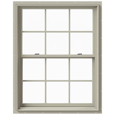 Design Courtyard Single Hung Sash Aluminum Windows with Fibreglass Screen Netting
