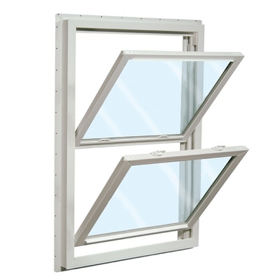 Hurricane Impact Thermal Break Double Hung Sash Aluminum Window with Swing Open Style