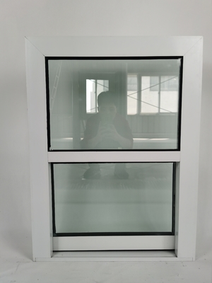 Hurricane Impact Thermal Break Double Hung Sash Aluminum Window with Swing Open Style
