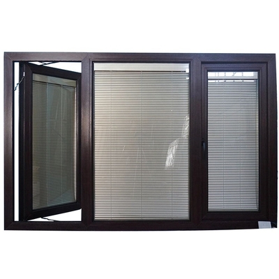 Bedroom Matching Picture Window with Magnetic Screen and Double Glazed Black Steel