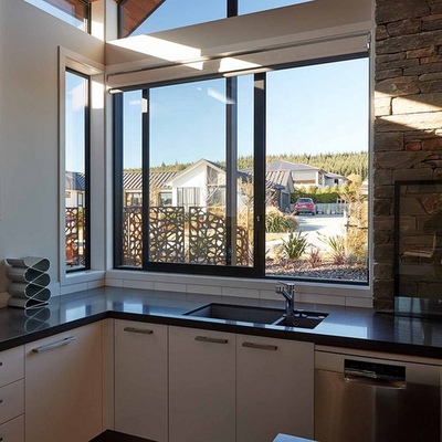 Stainless Steel Screen Netting Aluminum Sliding Window Frame with Good