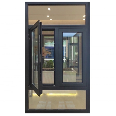 Chinese Top White Frame Aluminum Alloy Casement Windows for Security and Louvre