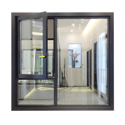 Chinese Top White Frame Aluminum Alloy Casement Windows for Security and Louvre