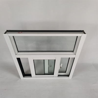 Sliding Opening Aluminum Window with Blue Glass and Stainless Steel Mesh Flyscreen