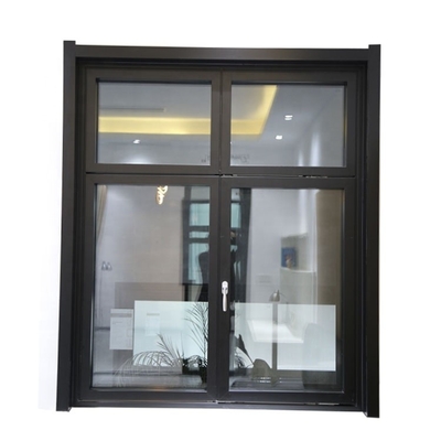 Chinese Top White Frame Aluminum Alloy Casement Windows for Security and Louvre