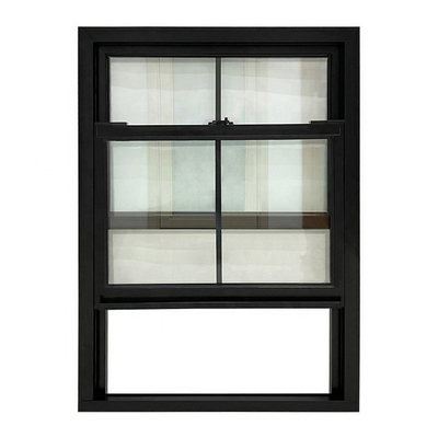 Glass Window Vinyl Aluminum Single Double Hung Windows with Chinese Top Hardware