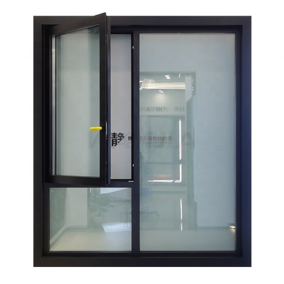Modern Design Double Casement Windows with Stainless Steel Screen Netting
