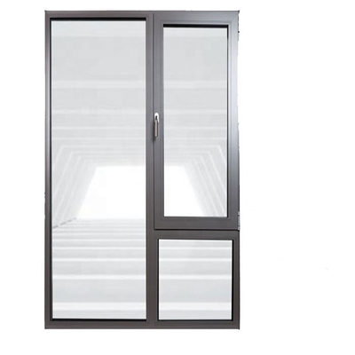 Modern Design Double Casement Windows with Stainless Steel Screen Netting