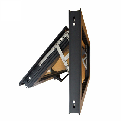 Outdoor Vertical Awning Hurricane Aluminium Window with Heat Insulation Technology