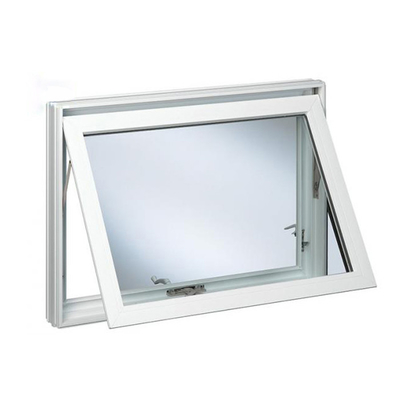 Top Chinese Awning Windows with Double Glass and FiberGlass Screen Netting Material