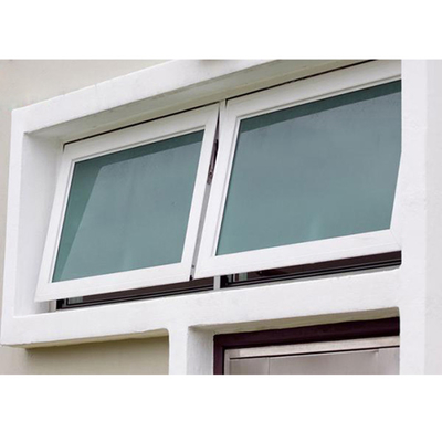 Top Chinese Awning Windows with Double Glass and FiberGlass Screen Netting Material