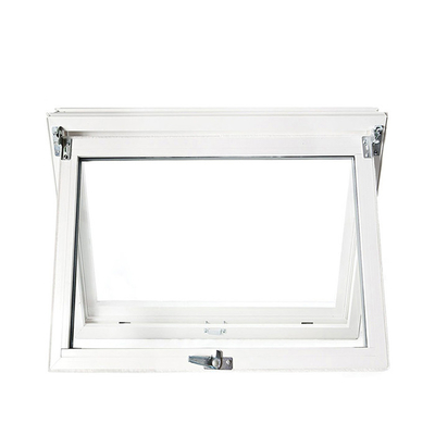 Top Chinese Awning Windows with Double Glass and FiberGlass Screen Netting Material