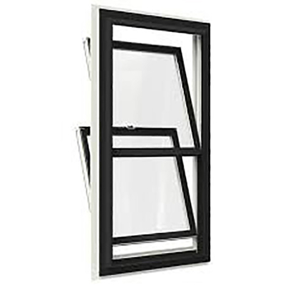Double Glass Soundproofing Bathroom Aluminum Alloy Frame Rustic Double Hung Windows