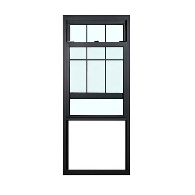Double Glass Soundproofing Bathroom Aluminum Alloy Frame Rustic Double Hung Windows