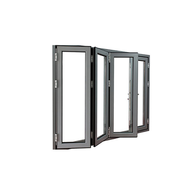 Retractable Aluminum Alloy Doors And Windows Custom Windows with Stainless Steel Screen