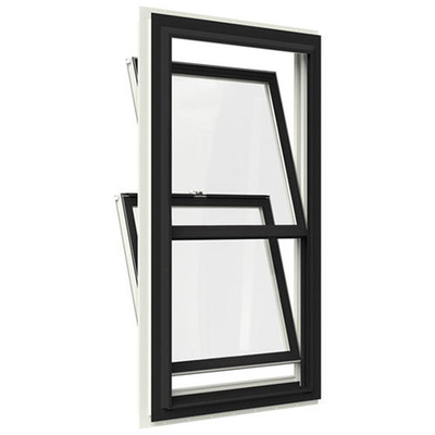 Double Glass Aluminium Windows Frame Cabin Double Hung Windows with Swing Open Style