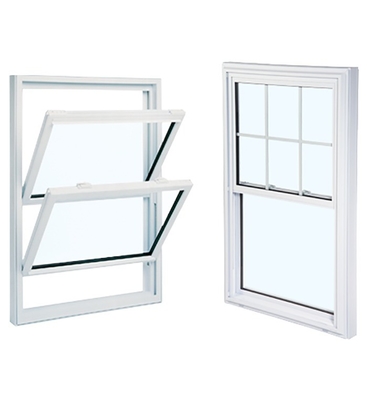 Double Glass Aluminium Windows Frame Cabin Double Hung Windows with Swing Open Style