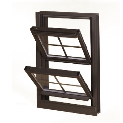 Double Glass Aluminium Windows Frame Cabin Double Hung Windows with Swing Open Style