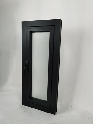 Modern House Window Hurricane Impact Tempered Glass Double Glazed Aluminum Casement Window