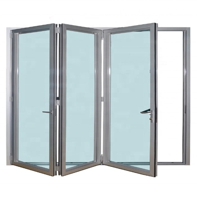 2023 Aluminium Folding Window with Heat Insulation Function and Low-E Tempering Glass