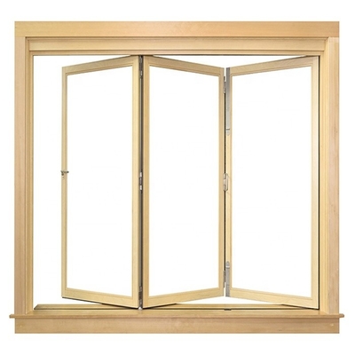 2023 Aluminium Folding Window with Heat Insulation Function and Low-E Tempering Glass