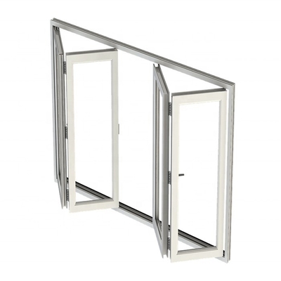 2023 Aluminium Folding Window with Heat Insulation Function and Low-E Tempering Glass