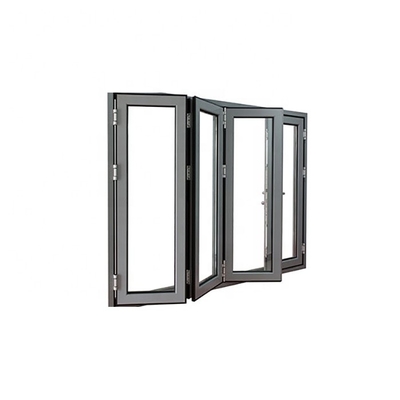 2023 Aluminium Folding Window with Heat Insulation Function and Low-E Tempering Glass