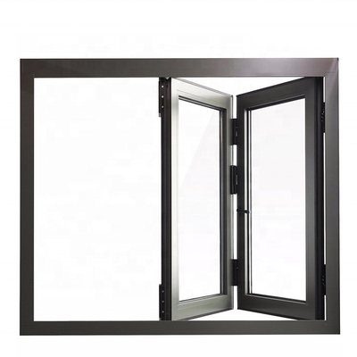 2023 Aluminium Folding Window with Heat Insulation Function and Low-E Tempering Glass