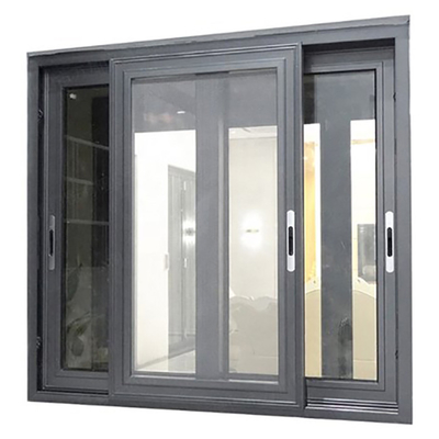 Australia Standard Hurricane Proof Double Glaze Temper Glass Casement Horizontal Window