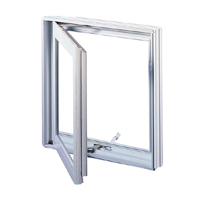 Stainless Steel Screen Netting Black Aluminum Casement Window with CE Certification