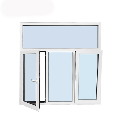 Stainless Steel Screen Netting Black Aluminum Casement Window with CE Certification