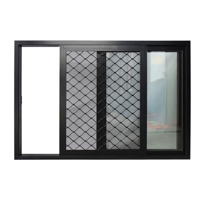 Courtyard 3 Track Aluminium Sliding Window with Motorized Function from Top Suppliers