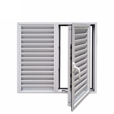 Hotel Electric Louvre Retractable Roman Fire Rated Safety Shutters with Side Motor