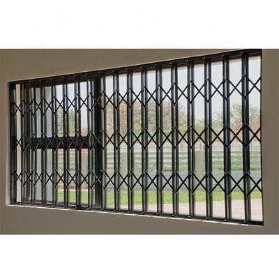 2023 Folding Screen Aluminum Sliding Window with Tempered Glass and Motorized Function
