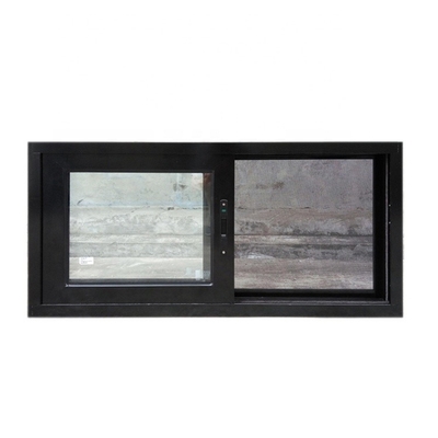 2023 Folding Screen Aluminum Sliding Window with Tempered Glass and Motorized Function