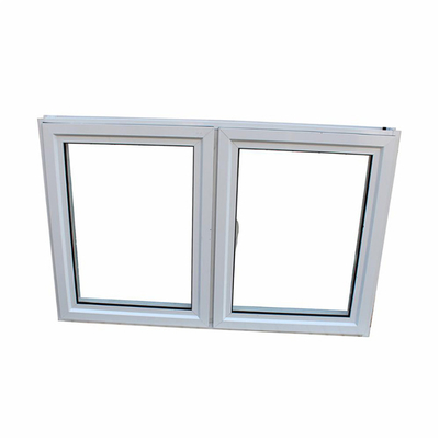 Hurricane Proof Double Glaze Tempered Glass Casement Window with Aluminum Alloy Frame