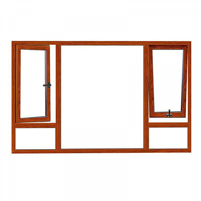 Triple Pane French Arched Aluminium Glazing Thermal Break Hurricane Impact Windows