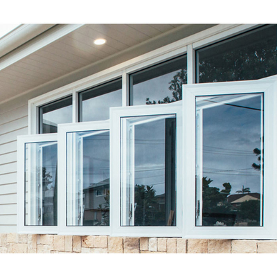 Residential Function Heat Insulation 60 x 48 Aluminum Casement Window for House Building