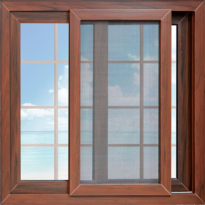 Modern Simple Style Aluminium Sliding Window Curtain with Horizontal Opening Pattern